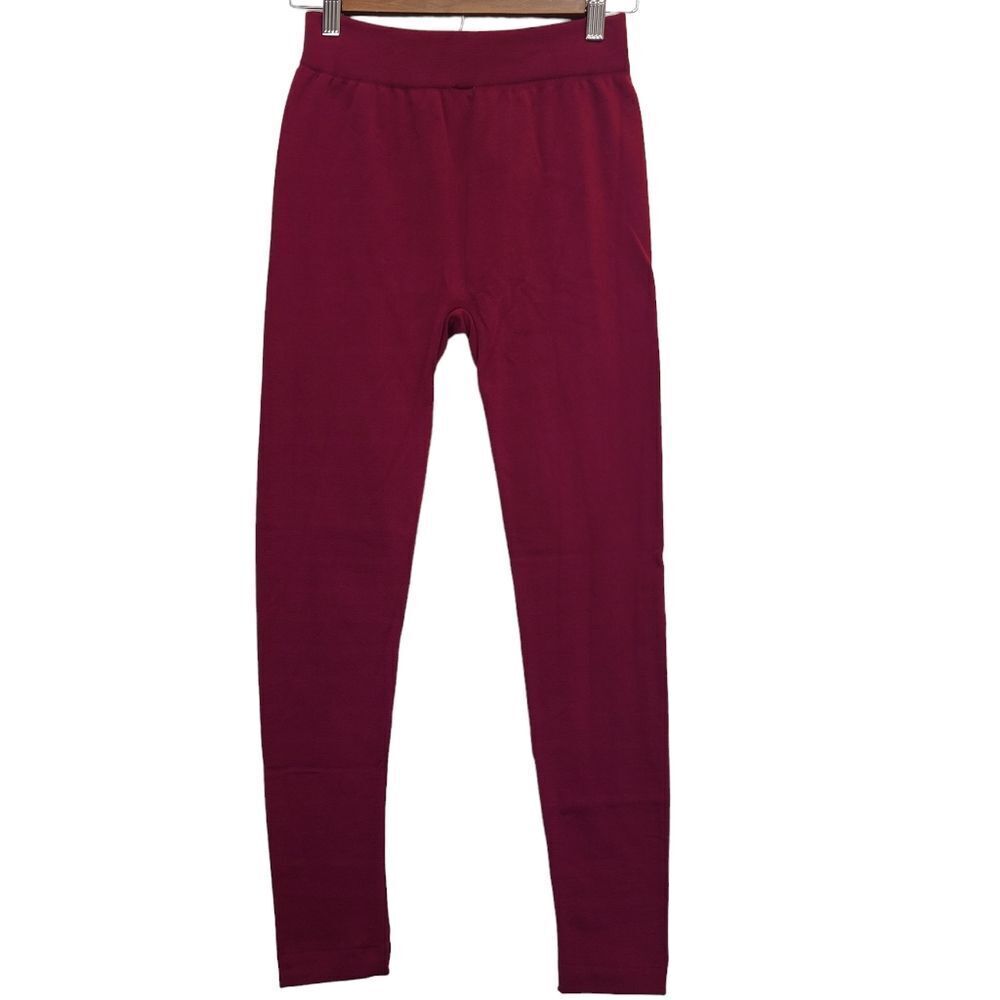 Homma The Perfect Fit Fleece Leggings Wide Waistband Slimming Size S M L - Picture 5 of 9